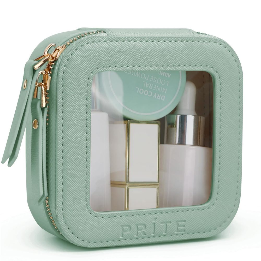 Small Makeup Bag For Women Portable Clear Makeup Bag Cute Mini Waterproof🤍
